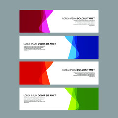 Vector Abstract design banner web template