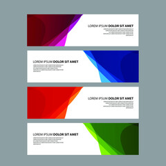 Vector Abstract design banner web template