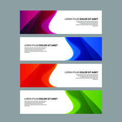 Vector Abstract design banner web template
