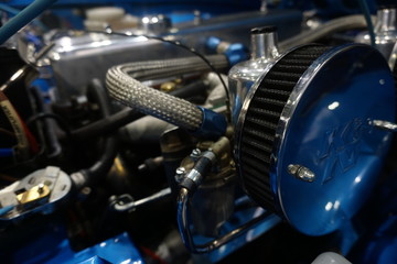 Fototapeta premium Vintage Classic Car Engines