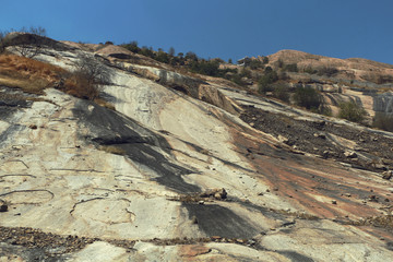 Hills and mountains