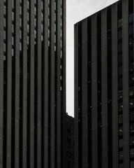 Skyscrapers in downtown Toronto on an overcast day