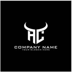 Letter AC logo icon design template elements