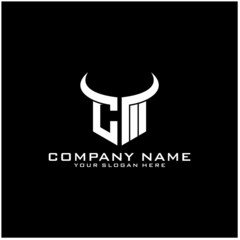 Letter CM logo icon design template elements