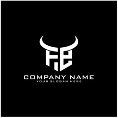 Letter FE logo icon design template elements