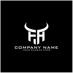 Letter FA logo icon design template elements