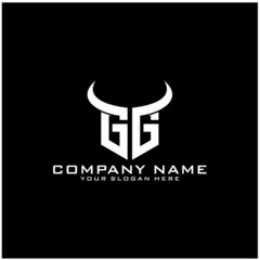 Letter GG logo icon design template elements