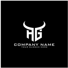Letter HG logo icon design template elements