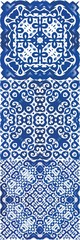 Ornamental azulejo portugal tiles decor.