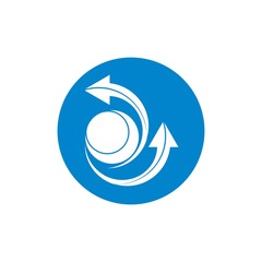 Arrow ilustration logo