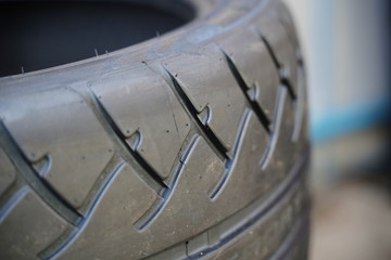 Brand new car's tires