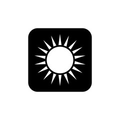 sun icon vector design symbol