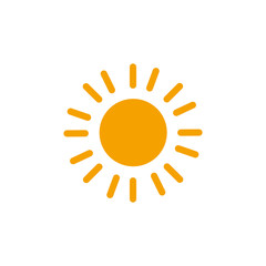 sun icon vector design symbol