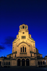 Fototapeta na wymiar ブルガリア　早朝のアレクサンドル・ネフスキー大聖堂