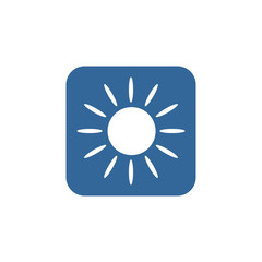 sun icon vector design symbol