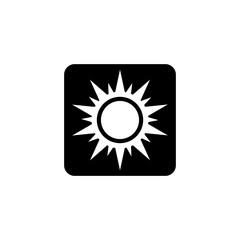 sun icon vector design symbol