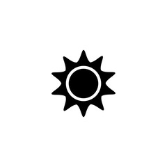 sun icon vector design symbol