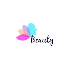 Beauty logo. An elegant logo for beauty  vector template download
