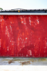 Wand, rot, fleckig, Hintergrund, Struktur