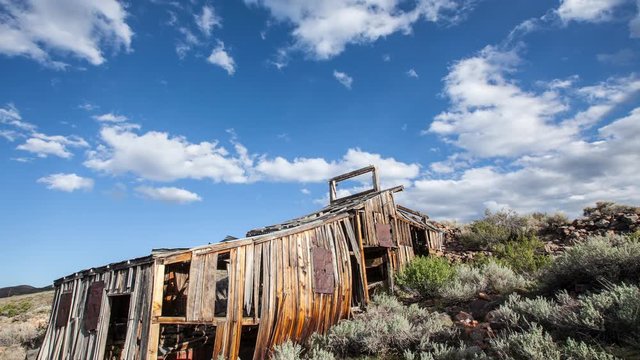 Time Lapse of an abandoned gold mine in the California Desert.
