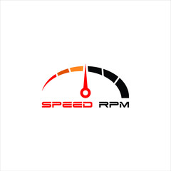RPM speed logo vector quality download
