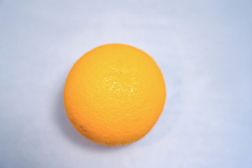 fresh sweet orange on white background