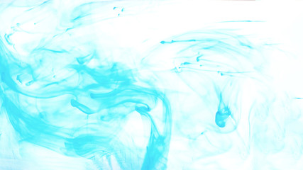 Abstract paint splash in water. Ink artistic background. Pigment color.