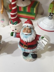 santa claus with christmas gifts