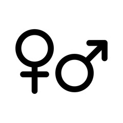 gender icon vector design template