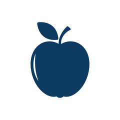 apple fruit icon vector design template