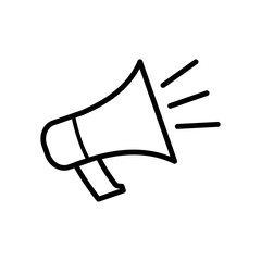 megaphone icon vector design template