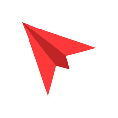 paper plane icon vector design template