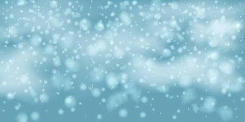 Snowflakes, snowfall.