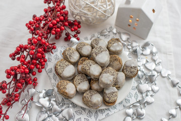 home made delicious poopy seed cookies