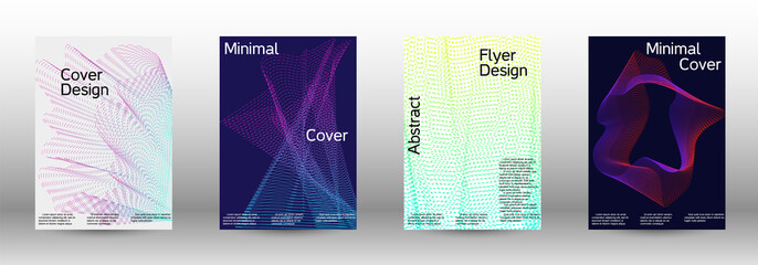 Cover design template set 