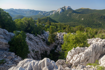 Rocks on the Velebit mountain, Croatia