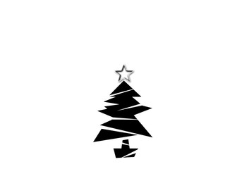 Christmas tree illustration.  クリスマスツリーのイラスト