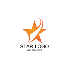 Fototapeta na wymiar star logo template vector icon illustration design-vector