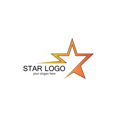 Obraz premium star logo template vector icon illustration design-vector