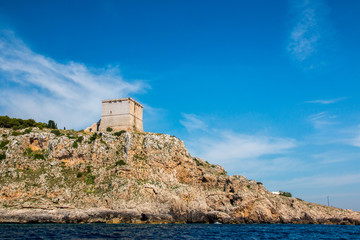 Watchtower near Santa Caterina (Torre dell'Alto), Salento, south Italy
