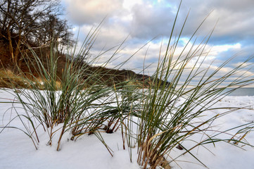 Winter im Ostseebad Göhren auf Rügen