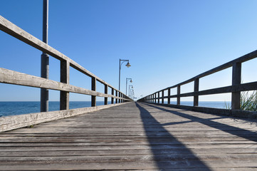 Naklejka premium Bernsteinpromenade in Göhren auf Rügen