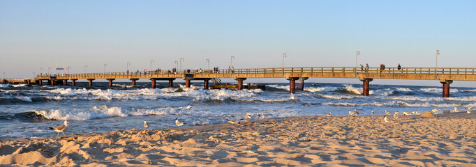 Nordstrand im Ostseebad G&ouml;hren auf R&uuml;gen, Halbinsel M&ouml;nchgut
