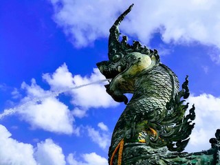 Naga statue in Songkhla, Thailand