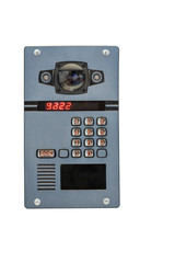 Fototapeta premium modern code device to limit the entrance to premises isolated on white background