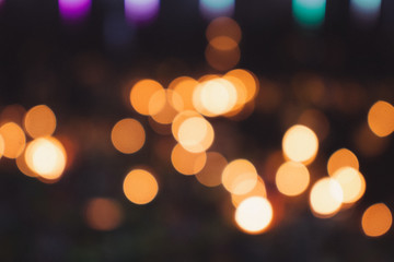 Fototapeta premium image of blurred night lights bokeh background