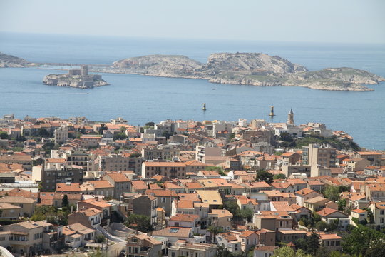 View of old city and sea port