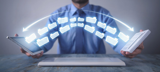 Copy files, data exchange. Files transfer