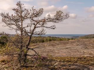 Åland Islands, red granite