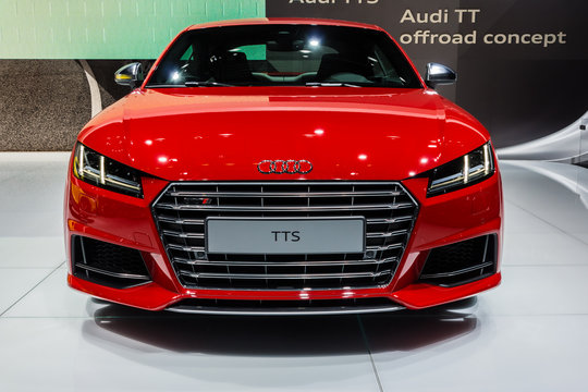 Russia, Moscow, Moscow Motor Show August 31, 2014 - sportscar Audi TTS